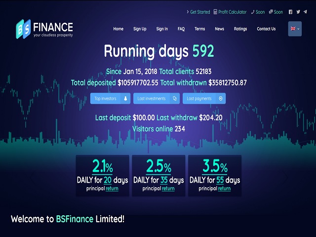 Bsfinance Ltd screenshot